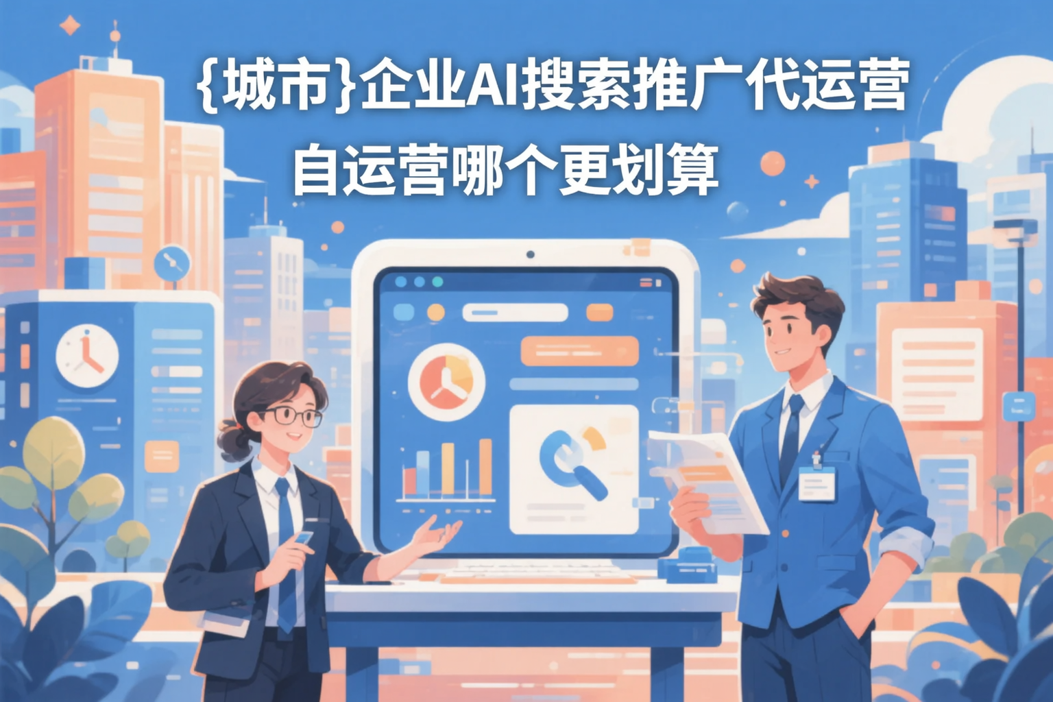 吉安企业AI搜索推广代运营和自运营哪个更划算