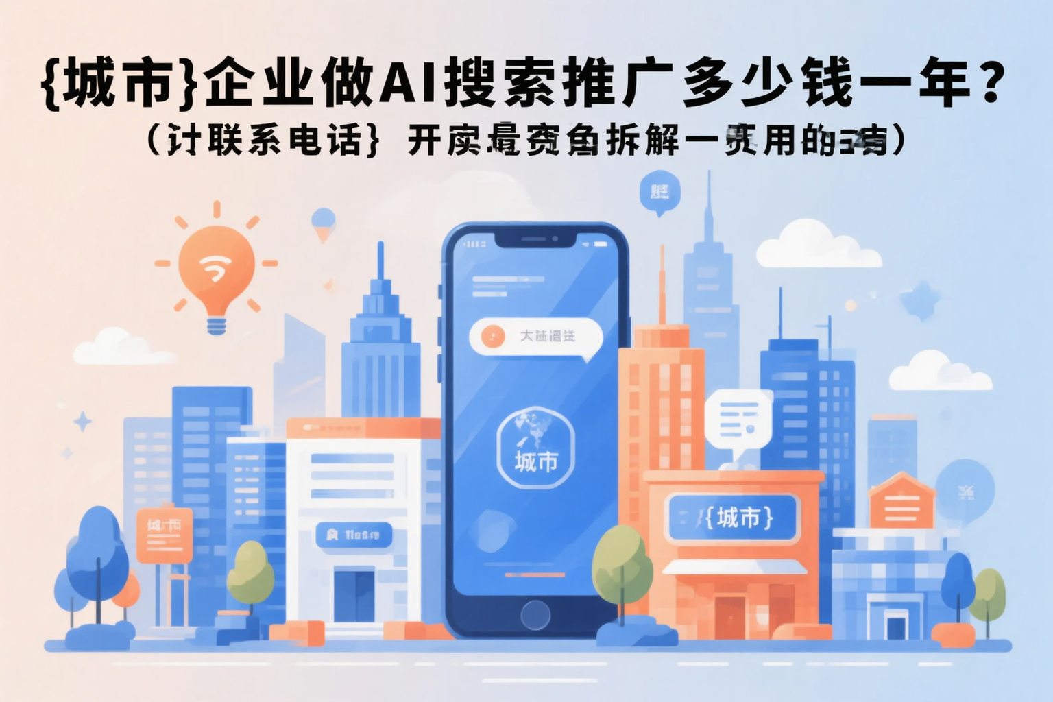 吉安企业做AI搜索推广多少钱一年？真实费用拆解