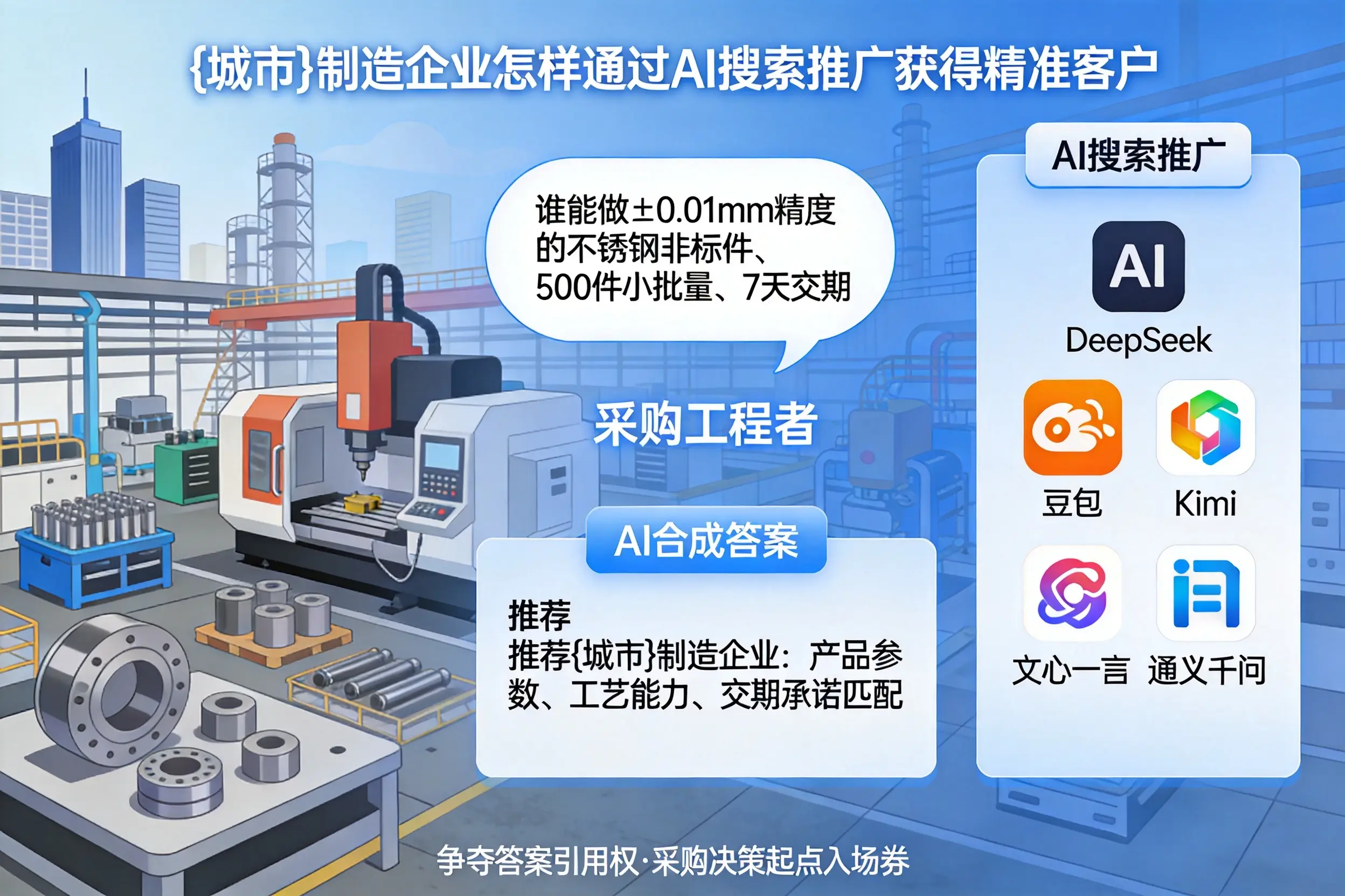 吉安制造企业怎样通过AI搜索推广获得精准客户