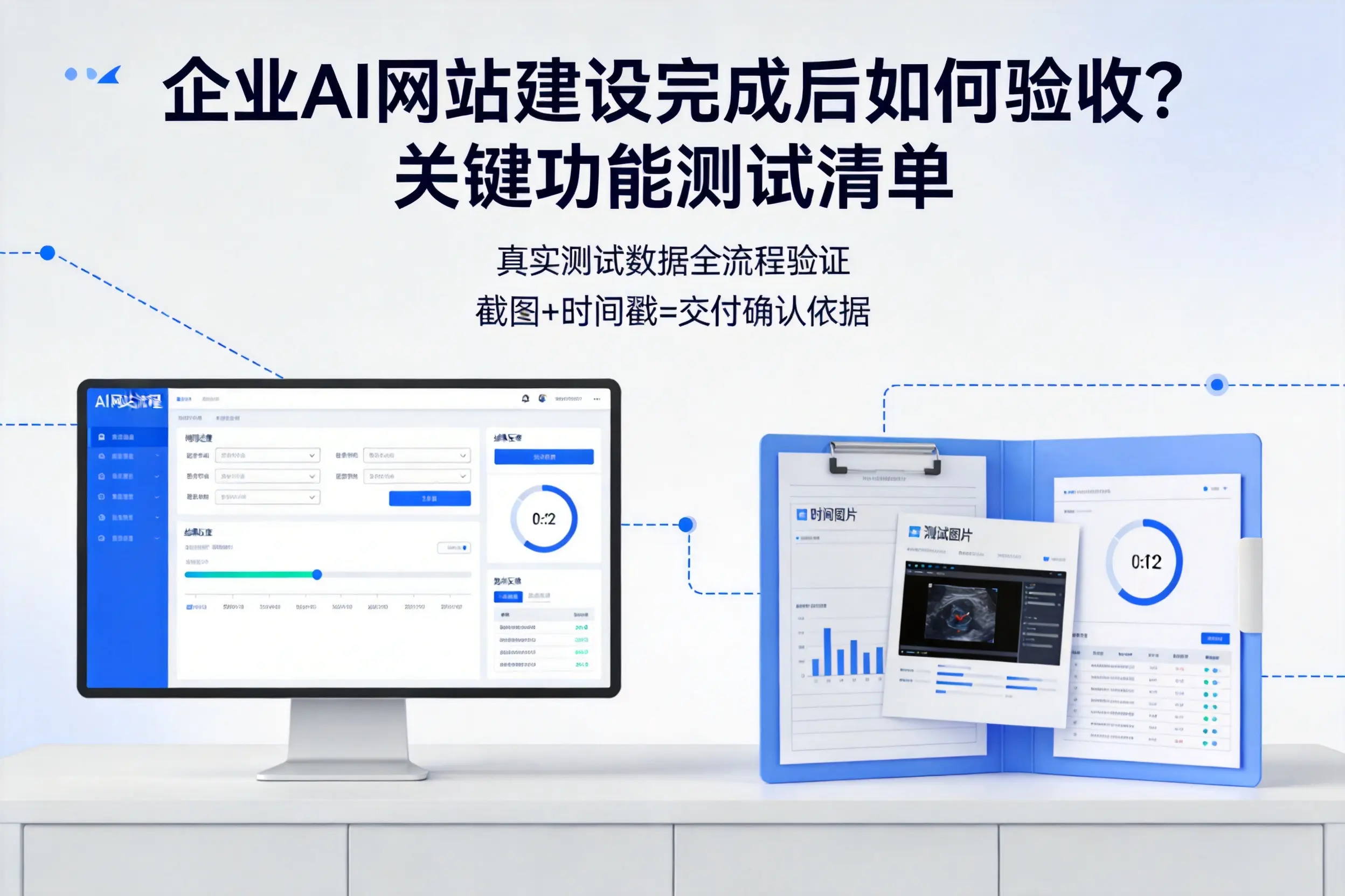 吉安企业AI网站建设完成后如何验收？关键功能测试清单