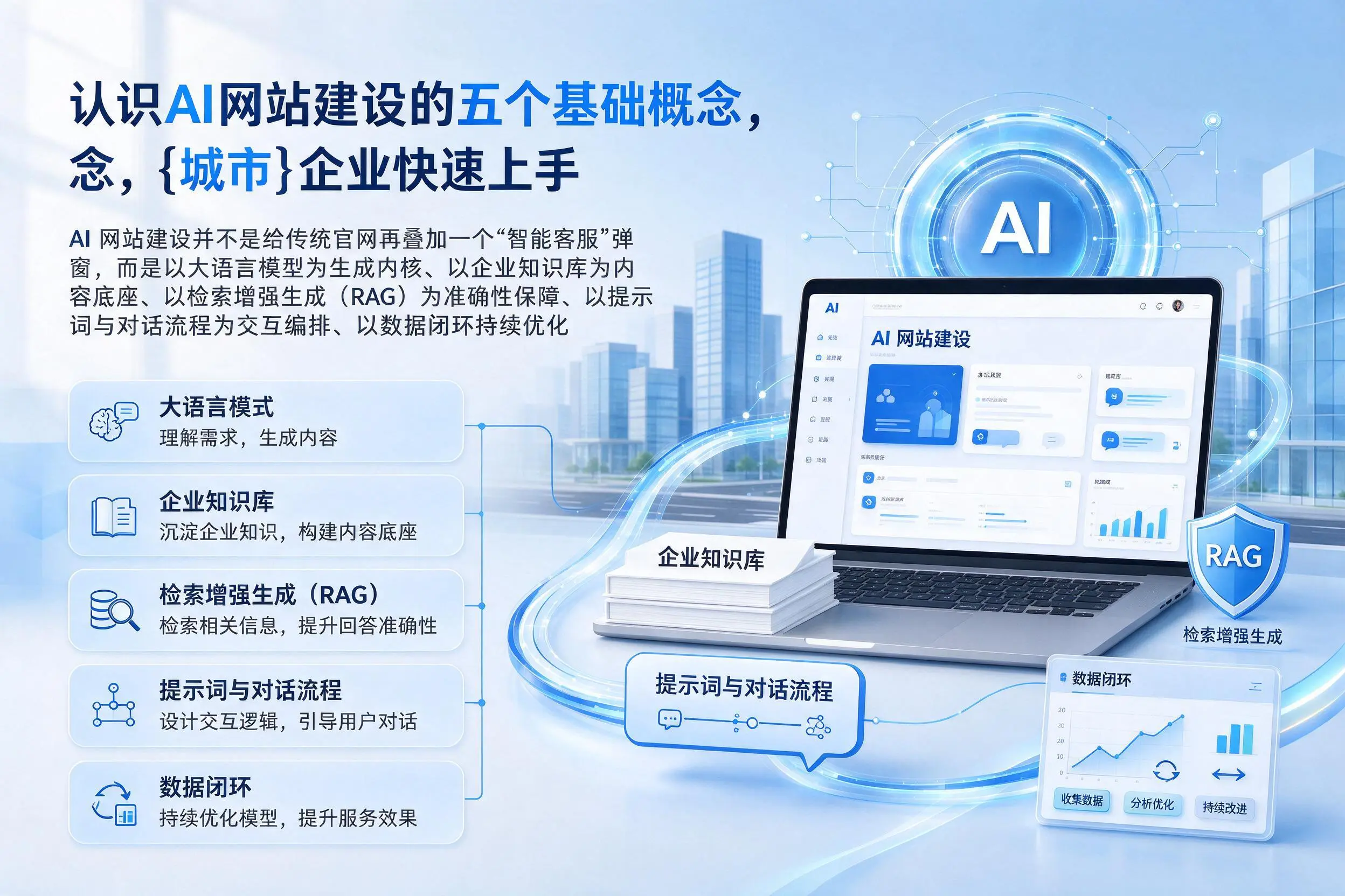 认识AI网站建设的五个基础概念,吉安企业快速上手